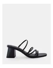 [Novo Shoes] Unathi Strappy Mules in Black