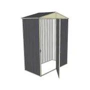 Build-a-Shed 1.5 x 0.8 x 2.3m Single Hinged Door Gable Shed - Grey