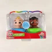 CoComelon Bath & Pool Water Bobble Toys JJ & Cody Bobs & Floats in Water New