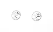 925 Sterling Silver Tree of Life Stud Earrings Made in England
