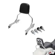 Sissy Bar Passenger Backrest Pad+Docking Hardware Fit For Harley Fat Boy 2018-UP