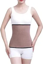 Waist Support Waist Warming Belt Compression Belt Soft Elastic Winter Thin Support Belt Lumbar Support(A)