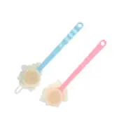 2 Pcs Bath Back Brush Wash Luffa Sponge Loofahs Brush Shower Sponge Brush