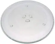 Original Microwave Cooking Glass 255mm Turntable Plate Compatible with Samsung ME733K ME73A ME76V-BBH MG22M8074AT MG22M8274AT MS22M8054AK