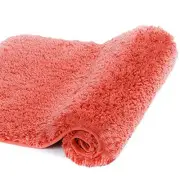 Large Bathroom Rug (24 x 40, Iiving Coral) Extra Soft 24" x 40" Living Coral