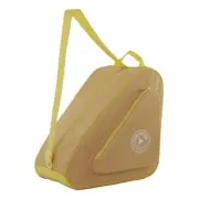 Skate Bag to Carry Ice Skates, Inline Skates, Roller Skates Apricot/Yellow 016