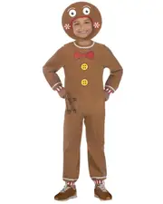 Gingerbread Christmas Child Costume
