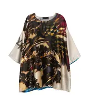 patterned top One size MULTICOLOR