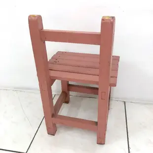 二手 小孩椅子 粉紅色 小椅子 木椅 兒童椅 學生椅 椅子 木製 可愛 日系 鄉村風