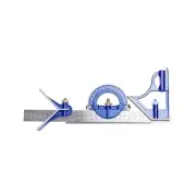 3 in 1 300mm Square Right Angle Ruler Measuring Ruler Multi Combination1408