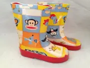 NEW Small Paul Frank Rain Boots Toddler Boy Girl XL 6T 13 industries rare