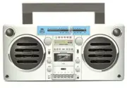 GPO Retro GPOBRONXSL Bronx Mini Bluetooth Speaker - Silver [New Speaker] Silve
