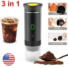 Portable Coffee Machine 3 in 1 Electric Coffee Maker for Capsule & Ground Coffee