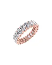 Lab Grown Diamonds 14K Rose Gold 10.76 ct. tw. Lab-Grown Diamond Ring