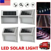 Solar LED Outdoor Deck Lights Waterproof Garden Step Stairs Fence Pathway Patio