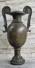Art Deco Hand Made Real Bronze Vase Mantle Desktop Sculpture Hot Cast Decor Sale