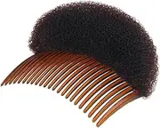Bump It Up Volume Hair Styling Clip Bun Maker Hair Insert Tool Multifunctional Hair Accessories with Comb for Instantly Hairstyle(Brown) Multi Stylers