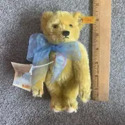 1992 STEIFF HISTORIC MINIATURES BRASS TEDDYBAR PETSY 16CM GENUINE MOHAIR 029424