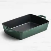 Wolstead Endure+ Rectangular Enamel Cast Iron Roaster 39x27cm Hunter