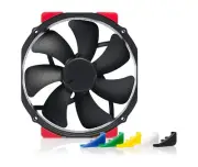 Noctua Chromax Black Swap 140x150x25mm 1500RPM Case Fan w/Anti-Vibration Pads