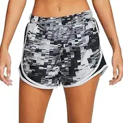 [Nike] Women's Tempo Pace Running Shorts 2.0 (as1, Alpha, l, Regular, Regular, Black Pixel)