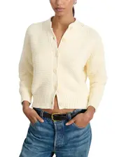 Alex Mill Nico Crewneck Cotton Cardigan
