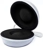 [Cheopz] Travel Watch Case Single Storage Box for Wristwatches & Smart Watches up to 50mm, Silver
