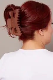 Brown Large Claw Clip