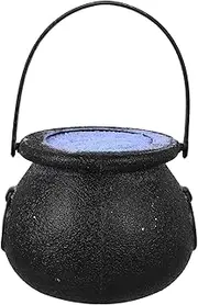 Healeved 1pc Bath Salt Ball Halloween Inflatables Mini Cauldrons Party Favors Decorations Red Balloons Bubbles Glowing Buckets Bath Beads Halloween Candy Bowl Blower Lavender Sea ​​salt
