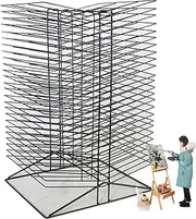 Art Drying Rack,Classroom Drying Rack,Drawing Paper Rack,Space Saving Suitable for Homes Art Classroom Studio and Classroom(50th Tiers)