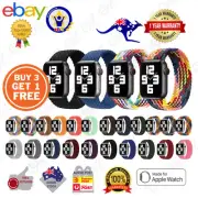 For Apple Watch Band 9876543SE Nylon Braided iWatch Strap 38 40 42 44 45 49 mm