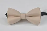 Boy Teenage 100% CottonSand Light Begie Bow Tie Bowtie Wedding 7-14 Years Old