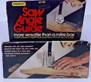 Rare Vintage Stanley Saw Angle Guide #85-180 square & angled cuts NOS New