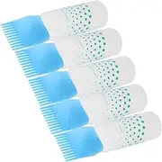 WRITWAA Precision Scalp Oil Applicator Bottles Hair Dye Root Applicator Comb Set for Professional Home Use