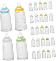 Mini Bottle Decor 50 Pcs Fake Bottle Ornaments for Shower Party Decorations