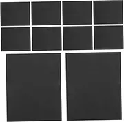 MUCKLILY Versatile Sandpaper Sheets 10 Pack Fine Grit Hand Sander Block for Wood Metal Plastic Automotive Refinishing