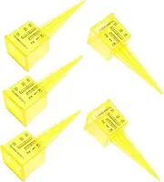 Multi-Functional 1.5 Inch Garden Rain Gauge Sprinkler Gauge Auto Empty for Weatherproof Use