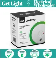 Lifesaver 6800 240V Photoelectric Smoke Alarm w/ 9V Battery Back Up AS3786:2014
