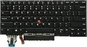Intendvision Replacement US Keyboard for Lenovo ThinkPad X1 Carbon Gen 7 / X1 Yoga Gen 4 2019 Year, X1 Carbon Gen 8 / X1 Yoga Gen 5 2020 Year Laptop Black Backlight No Frame