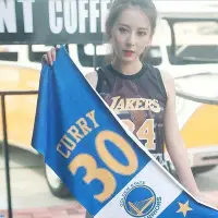 在飛比找Yahoo!奇摩拍賣優惠-【nba速干吸汗】nba毛巾勇士隊庫里CURRY籃球運動休閑