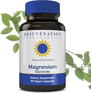 Magnesium Glycinate | Premium Quality, Vegan and Gluten-Free (90 Vegan Capsules)