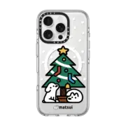 iPhone 16 Pro Clear Case MagSafe Compatible Christmas