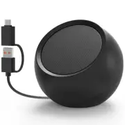[Single] Computer Speaker for Desktop PC, USB-Powered, Plug-n-Play, Wired, Ex...