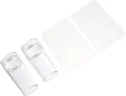 Beavorty Professional Nail Stamping Plates Set 4pcs Nail Art Stamp Templates Stamping Plates for Diy