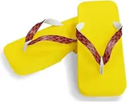 Hajime(一歩) [One Step] [Hajime] Geta Geta Clogs, Soft and Water Resistant, Made of Sponge, 10.6 inches (27 cm), YL (Yakasuri x Engine, 27), Yagasari x Engine, 27.0 cm