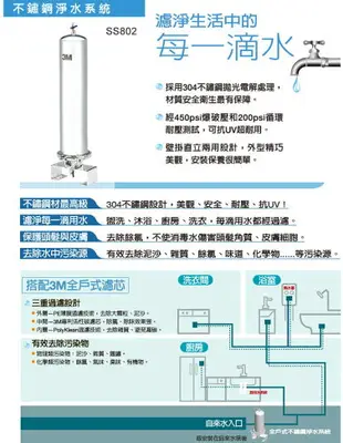 3M SS802全戶式淨水器活性碳替換濾心 (AP817-2)