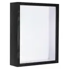 8x10 Shadow Box Frame Wood Dried Flower Display Stand Floating Photo Frame Black
