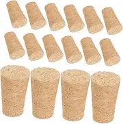 MAGICLULU 20pcs Wine Bottle Cork Stoppers High Density Synthetic Cork Plugs for Wine Bottles Elegant Design Preserve Taste and Freshness