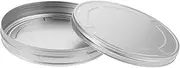 Metal Storage Box Round Design Organizer for Tinplate Holder Capacity Space Saving Case Compact Portable Disc Storage