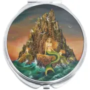 Mermaid Cliffs Compact with Mirrors - Perfect for your Pocket or Purse